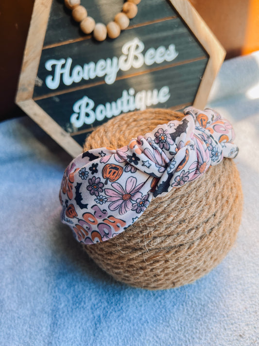 Hocus Pokus twistwrap/knotted headband