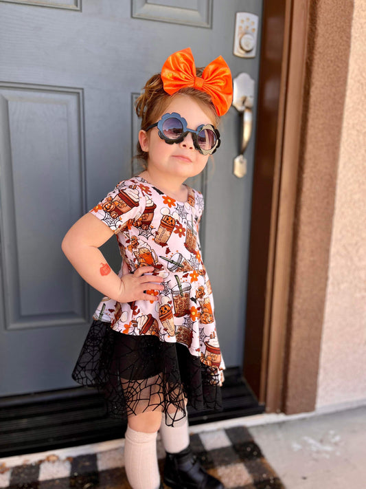 Pumpkin orange sparkle