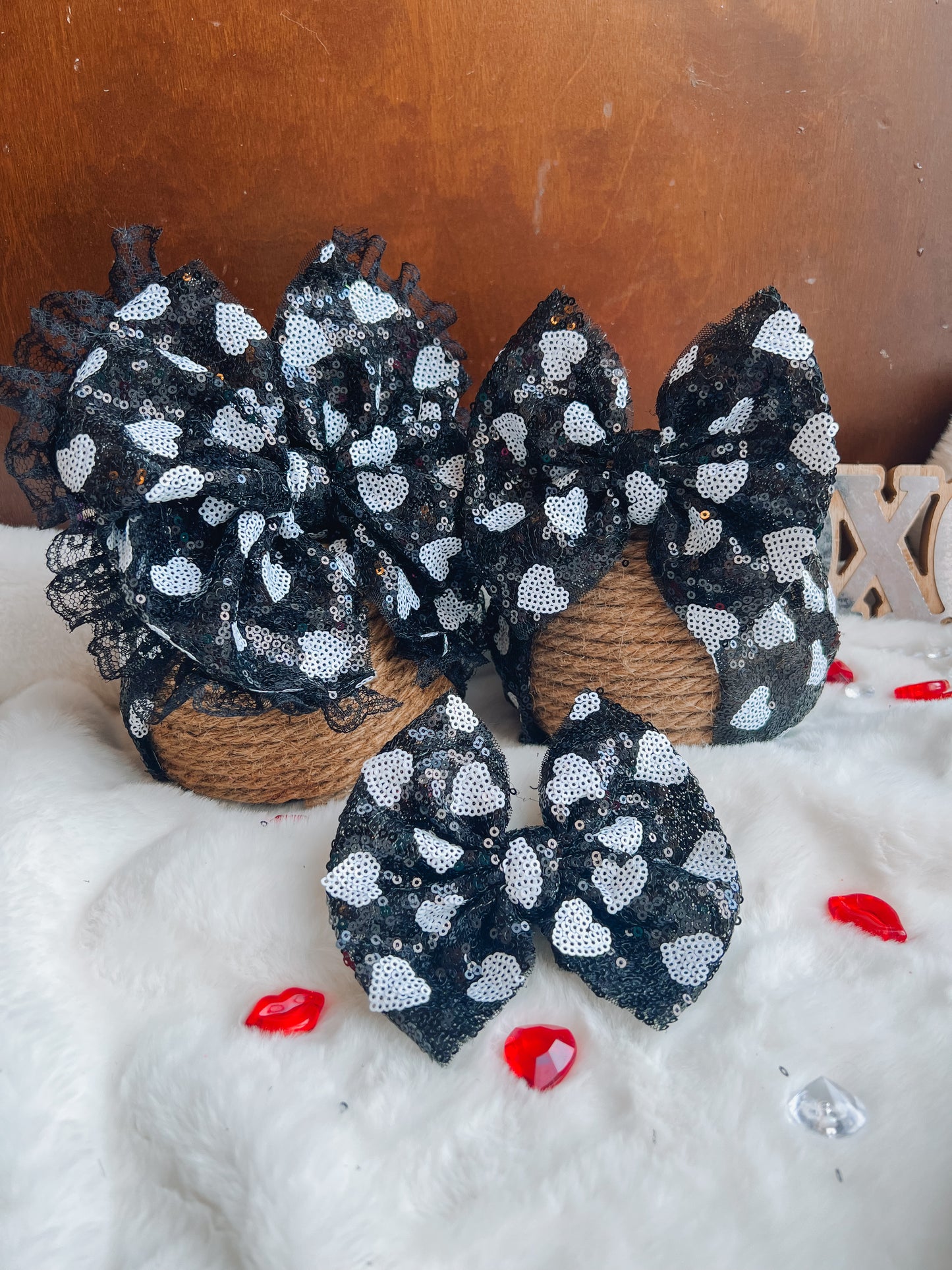 Black Heart Sequins