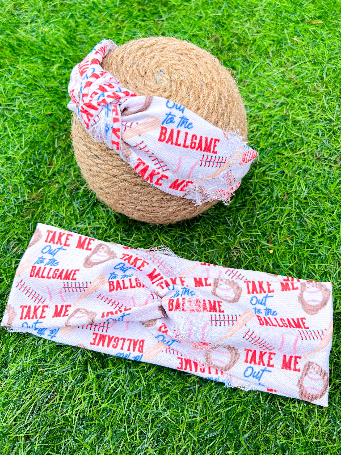 Ballgame twistwrap/knotted headband