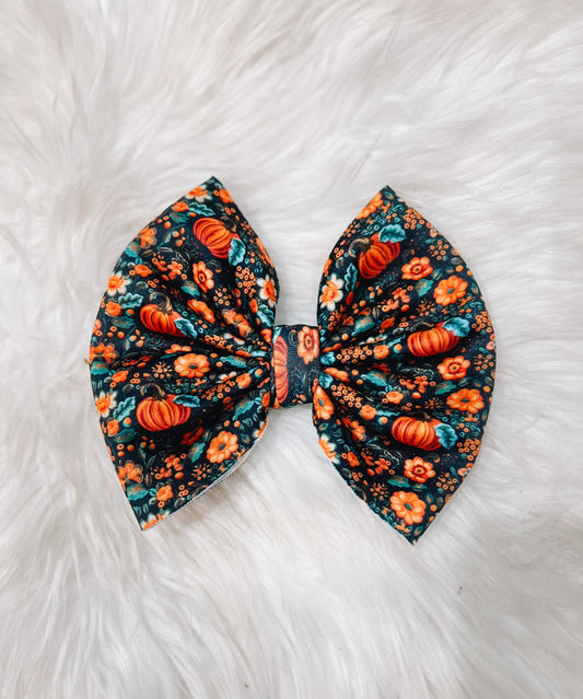 Pumpkin floral crotchet