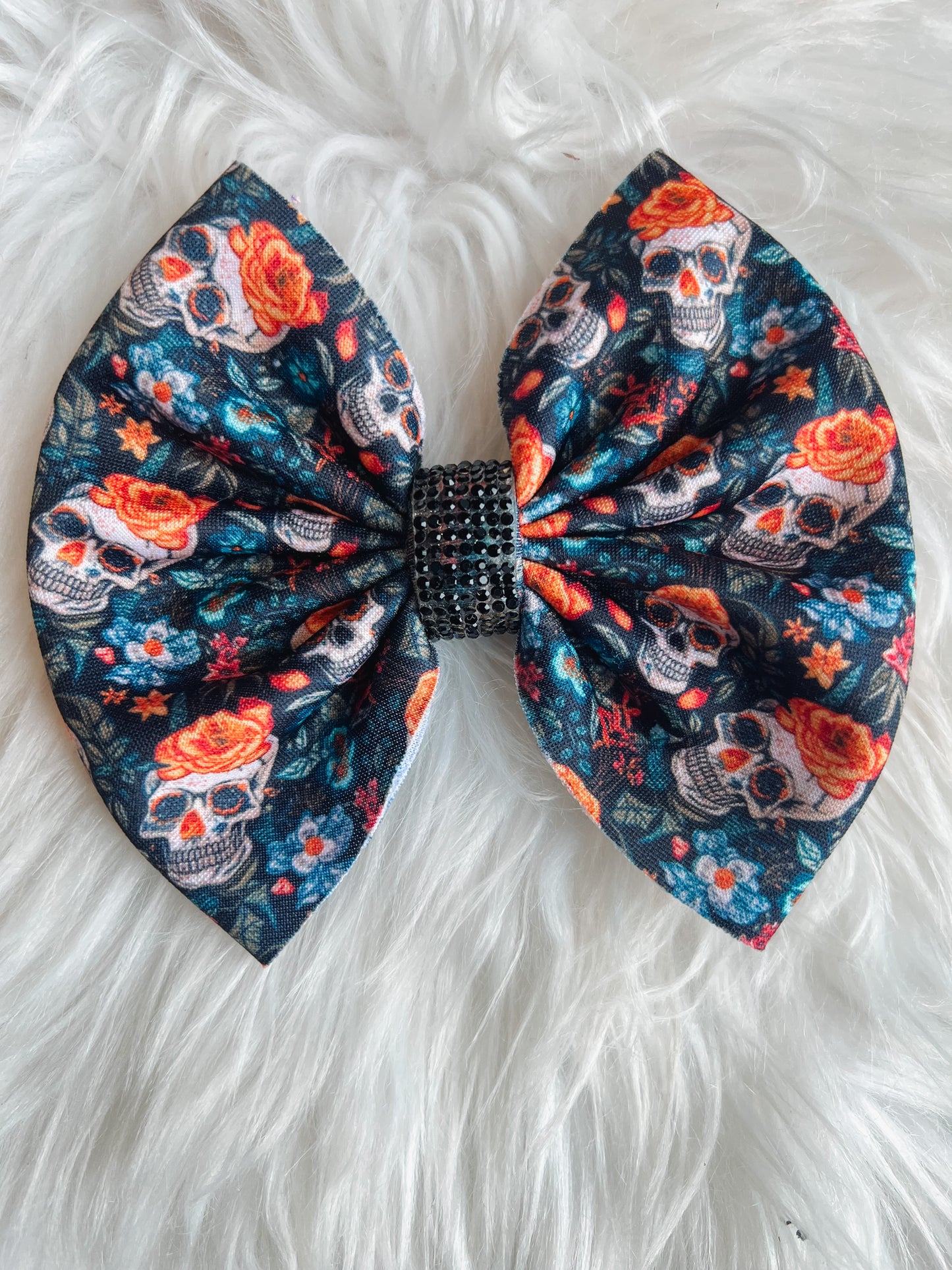 Skull floral crotchet