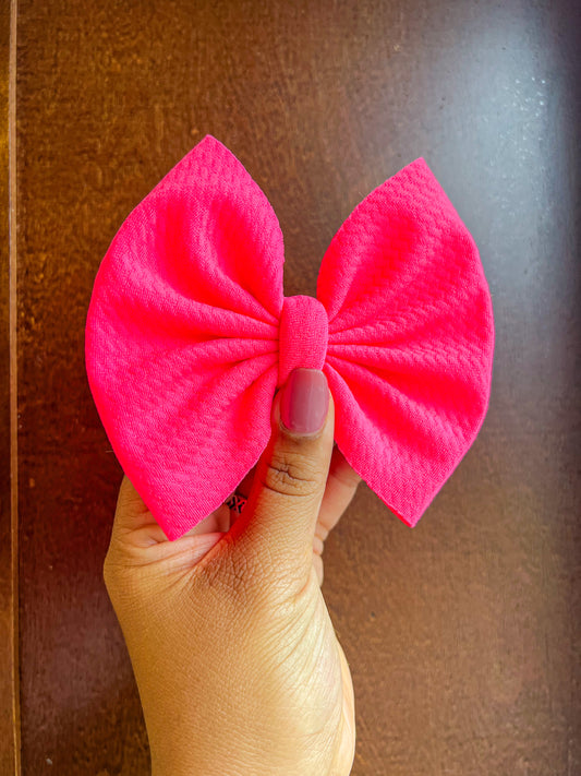 Bright hot neon pink