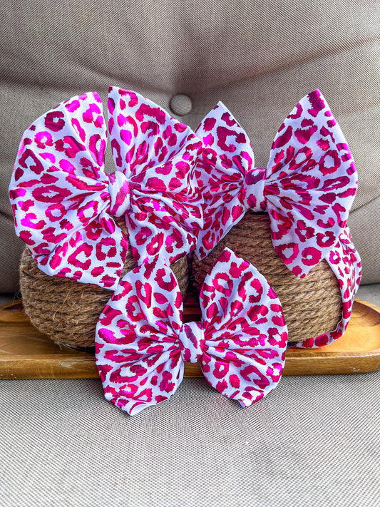 Pink Metallic Leopard