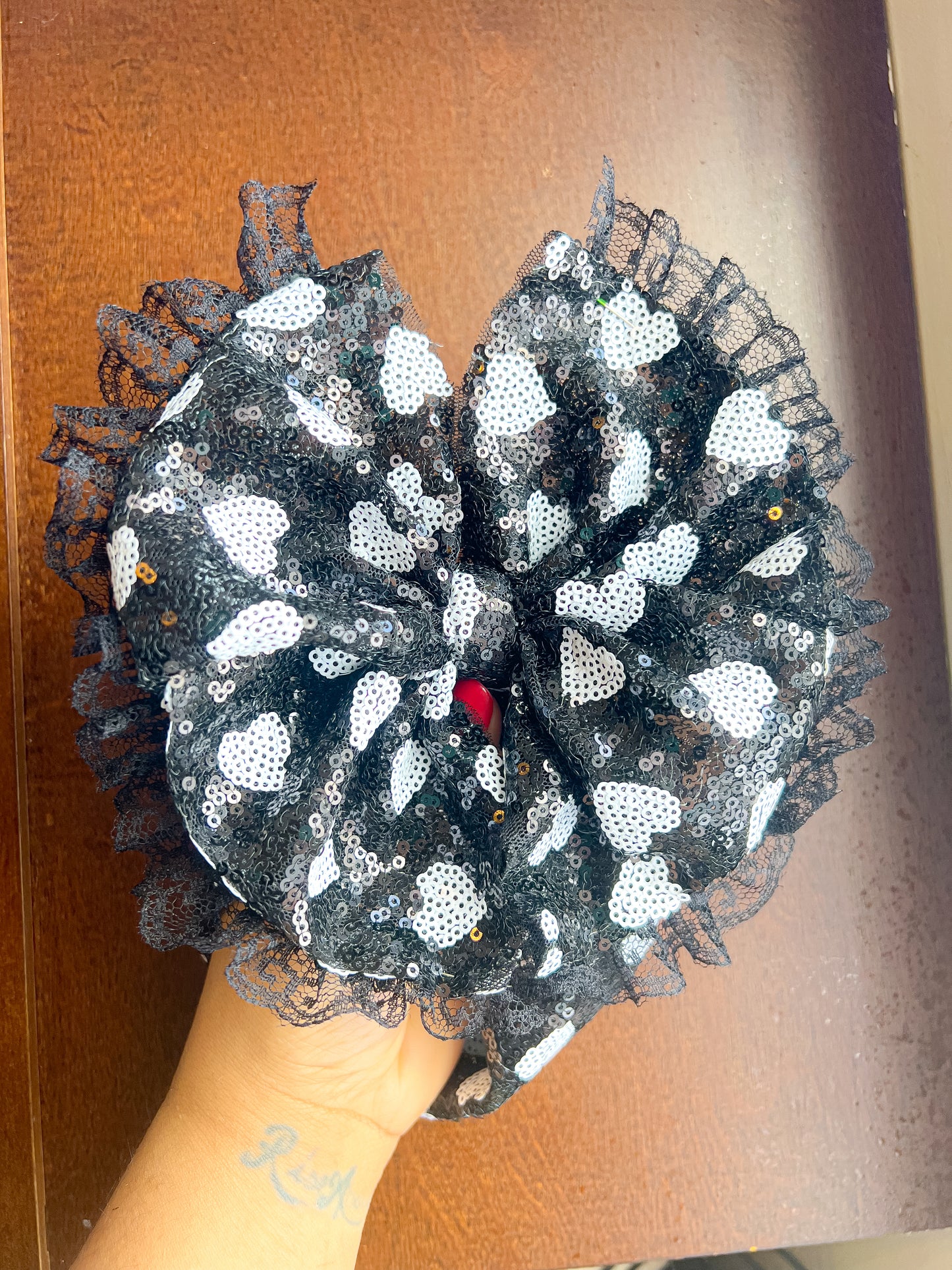Black Heart Sequins