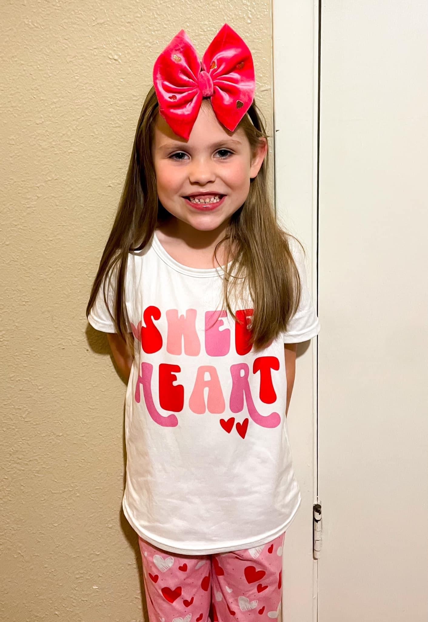 Pink Heart Velvet
