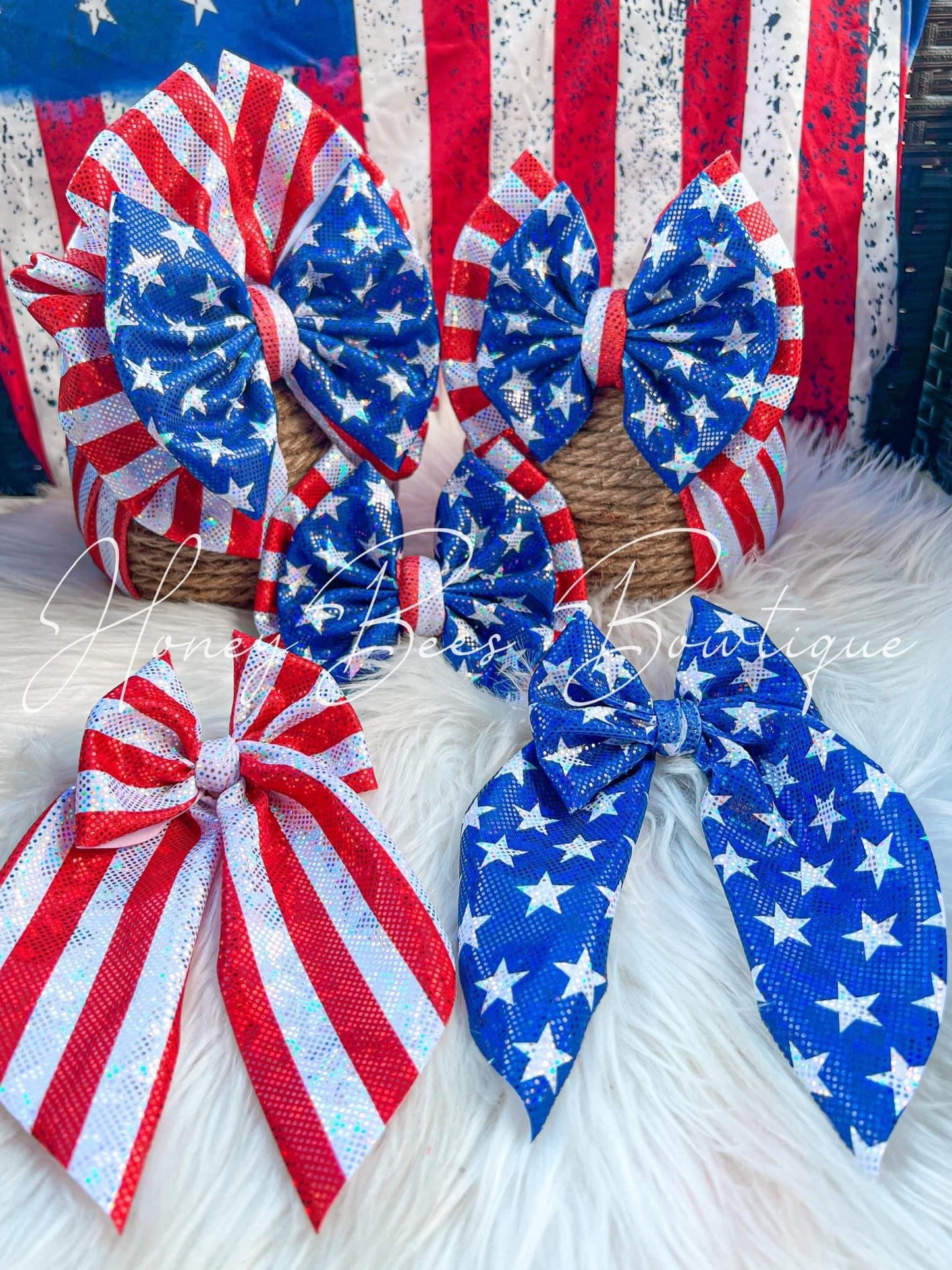 PATRIOTIC Shattered holo ( STARS AND STRIPES)