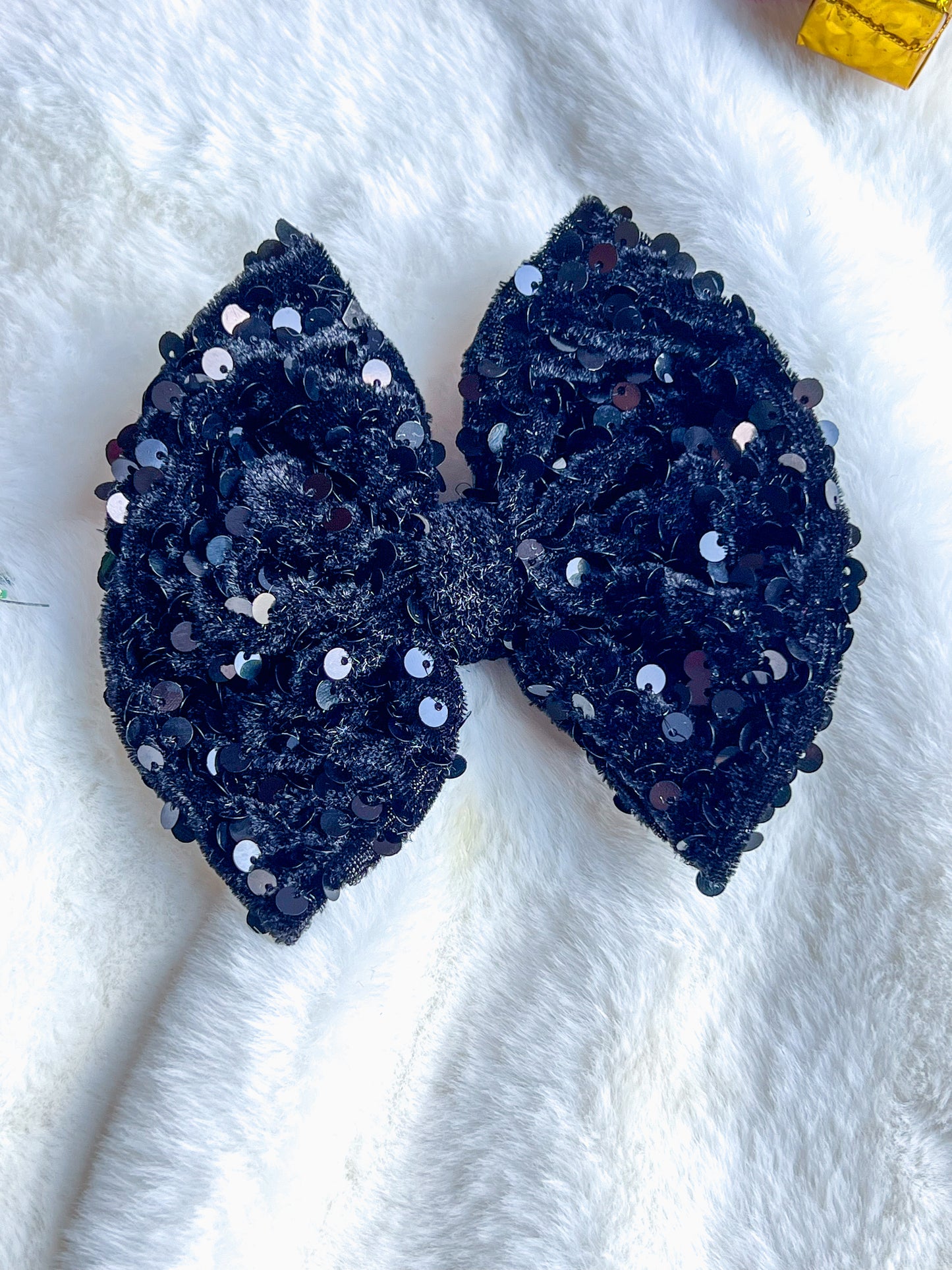 Black velvet SEQUINS