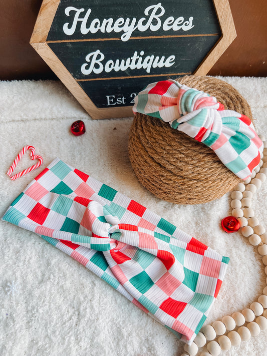 Christmas checkers