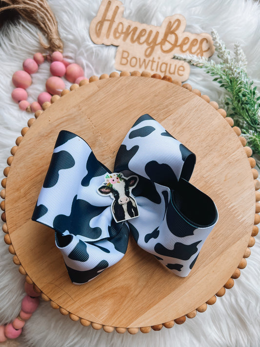 Cow print ribbon