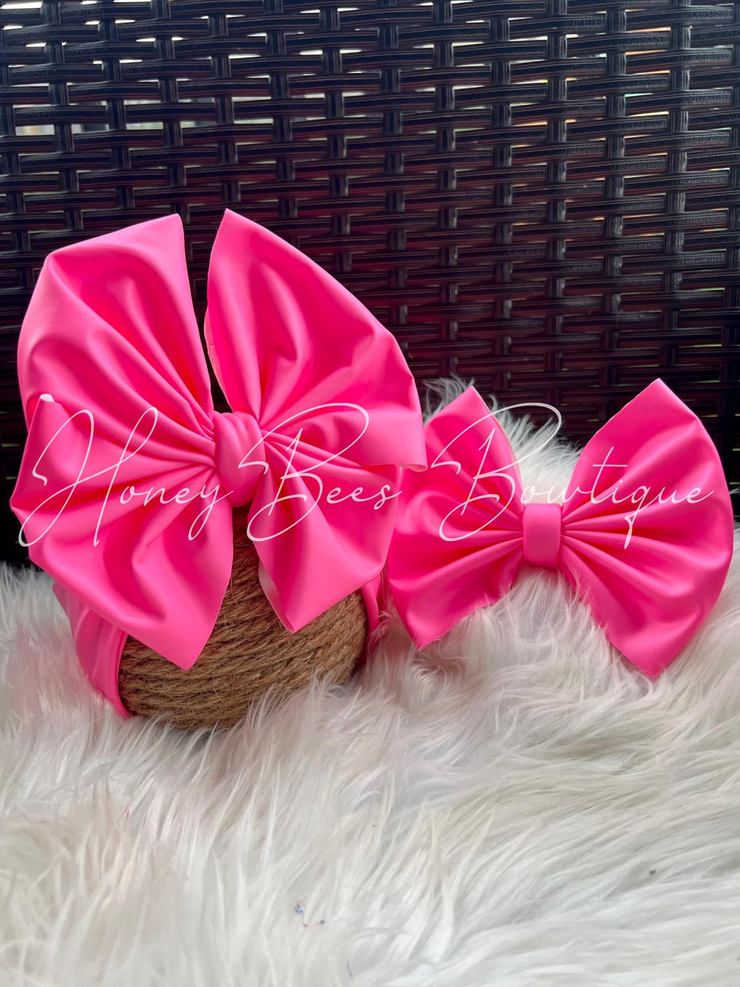 Hot PINK Pleather