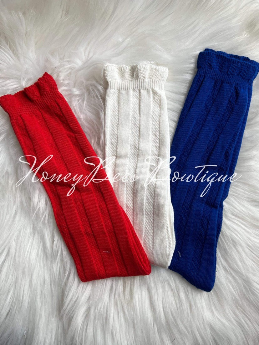 Knee High **WHITE**