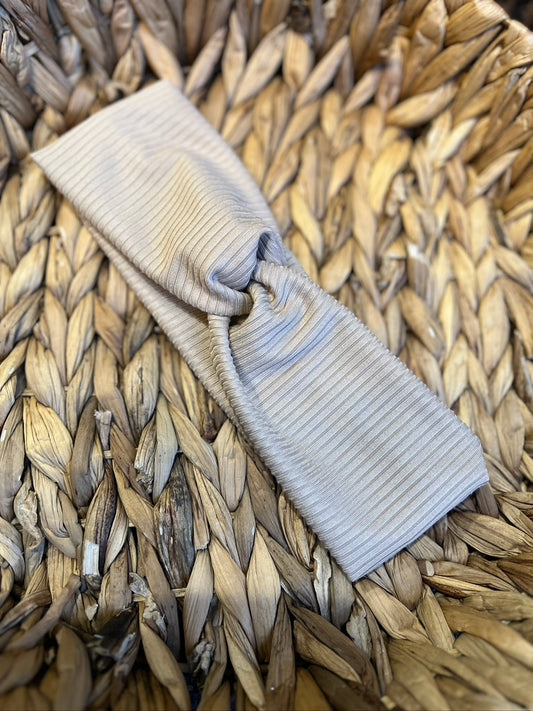 Taupe Rib Twistwrap