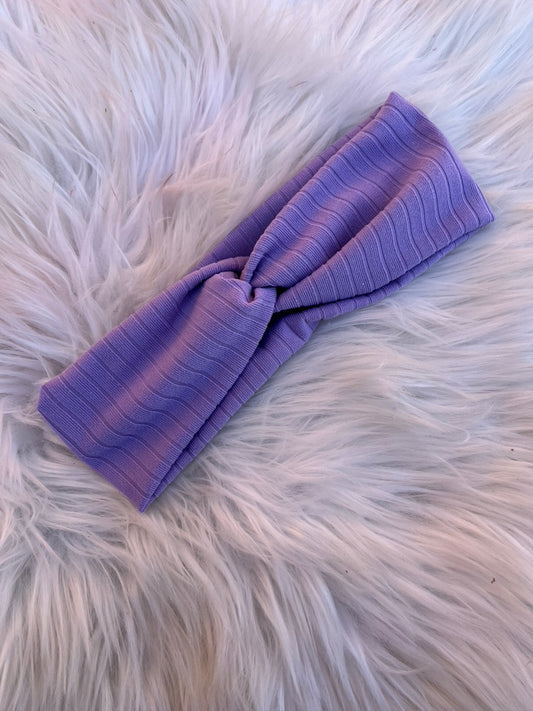 Lavender Twistwrap/Knotted Headband