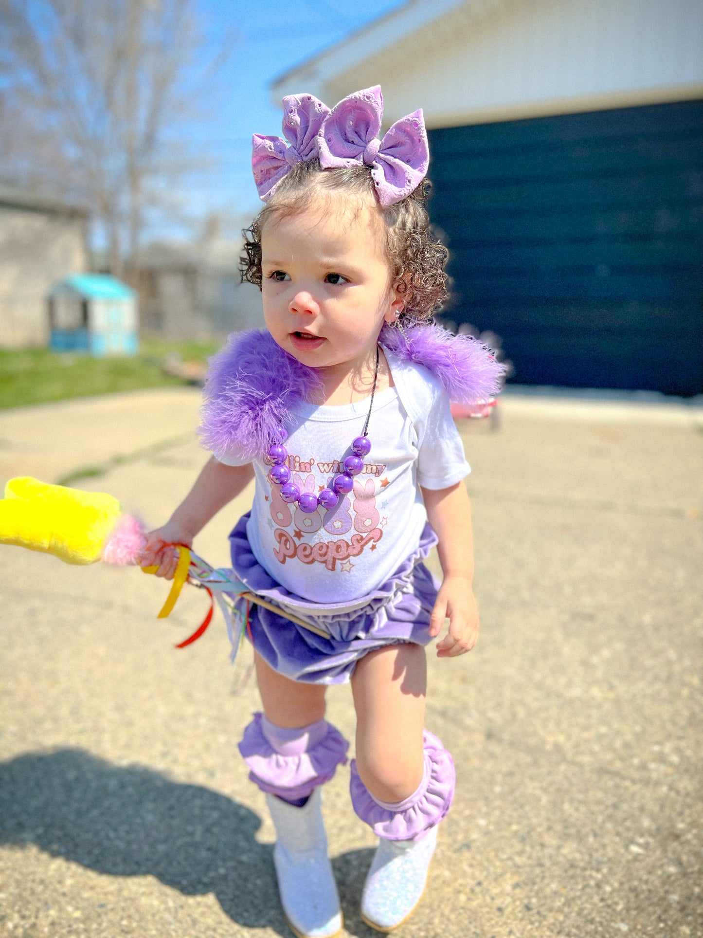 Lavender Eyelette