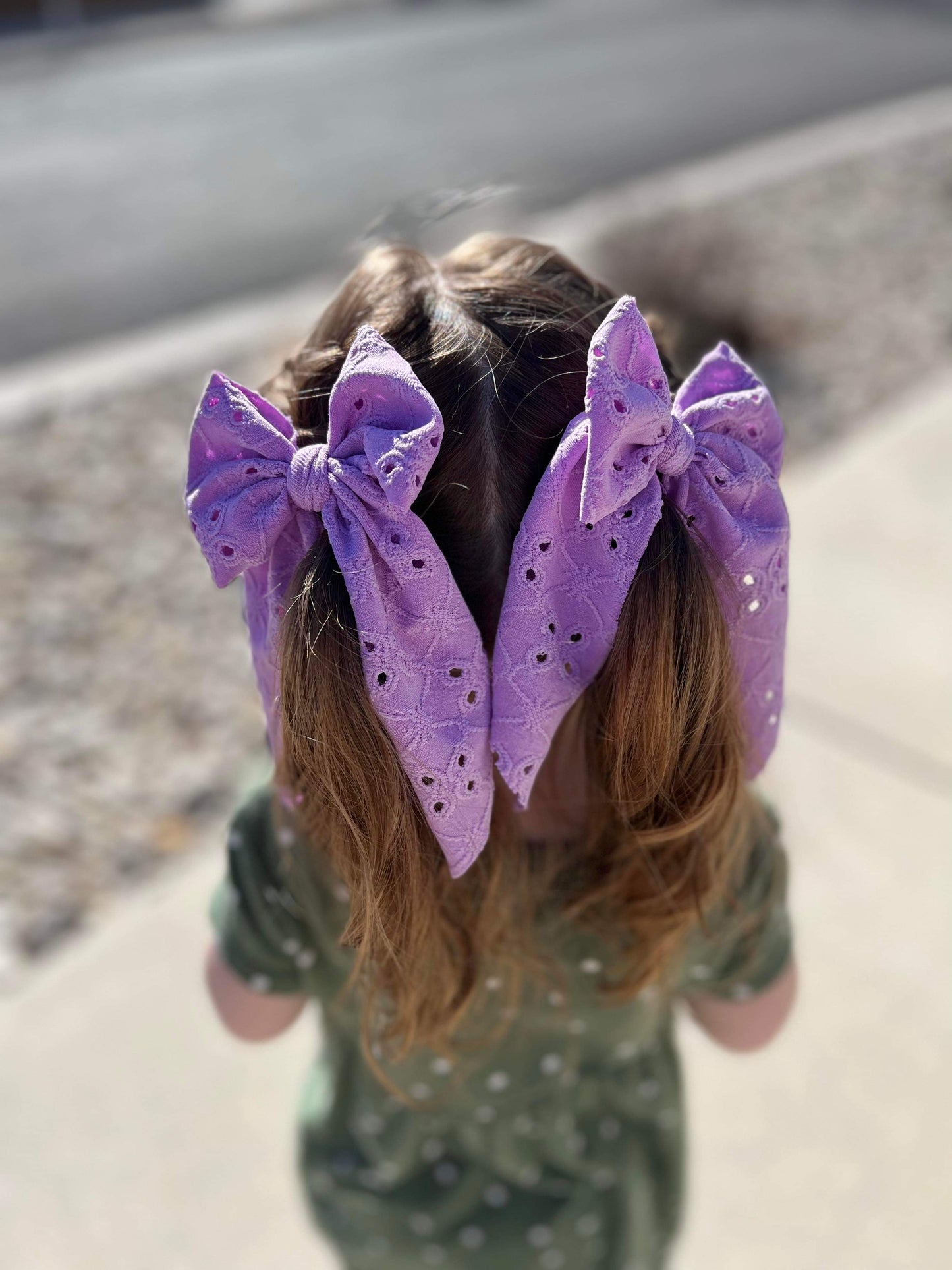 Lavender Eyelette