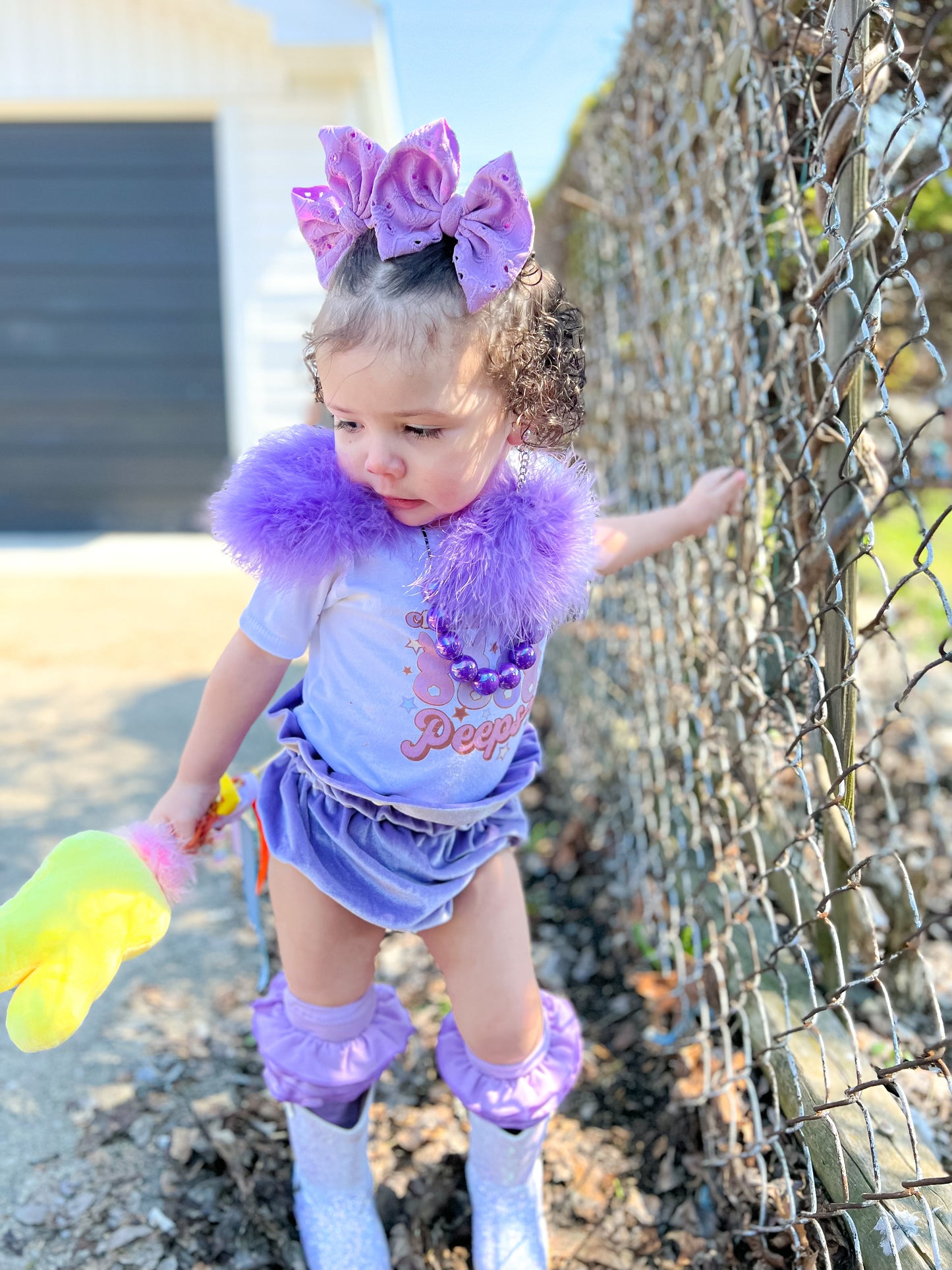 Lavender Eyelette