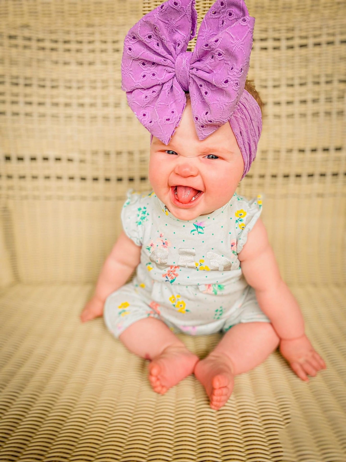 Lavender Eyelette