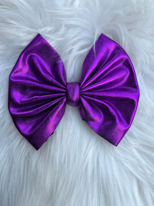 Metallic Purple Pleather