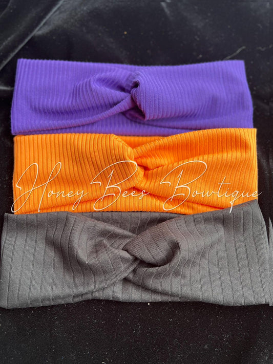 Halloween Solid Twistwrap/ Knotted Headband